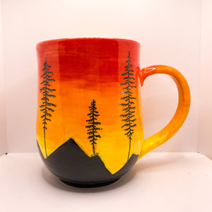 Tree Mug (warm tones)